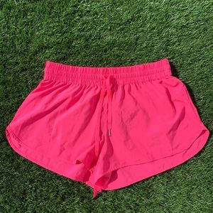 TNA pink active shorts